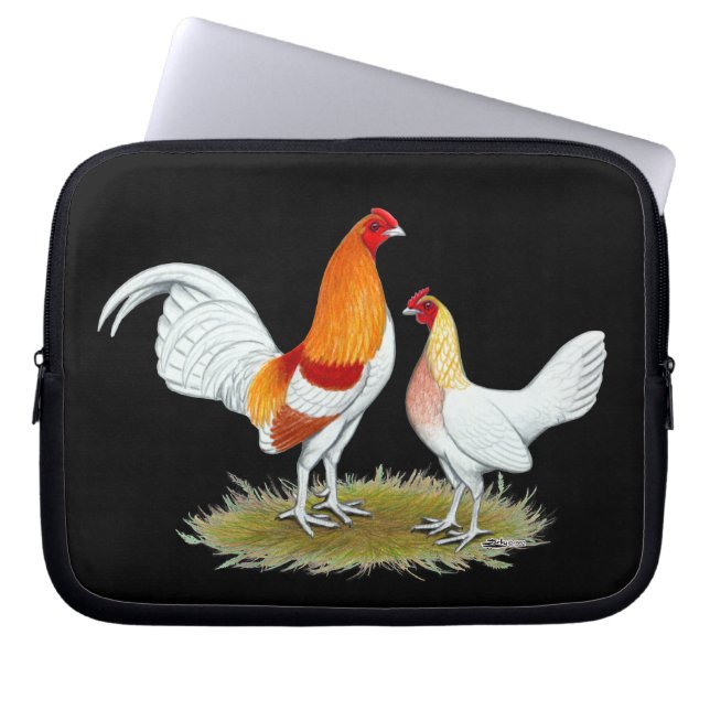 Old English Game Bantam: Red Pyle Laptopschutzhülle (Vorderseite)