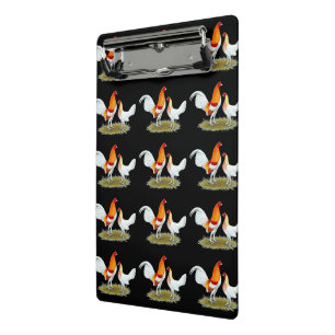 Old English Game Bantam: Red Pyle Mini Klemmbrett