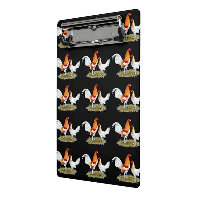 Old English Game Bantam: Red Pyle Mini Klemmbrett (Gewinkelt2)