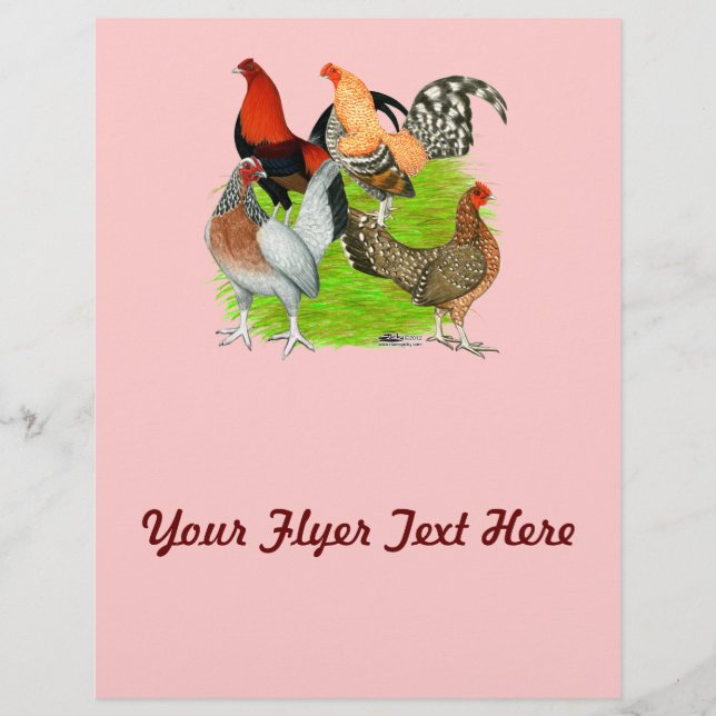 Old English Game Quartett Flyer (Vorne)