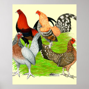 Old English Game Quartett Poster