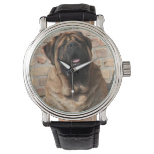 old english Mastiff Armbanduhr