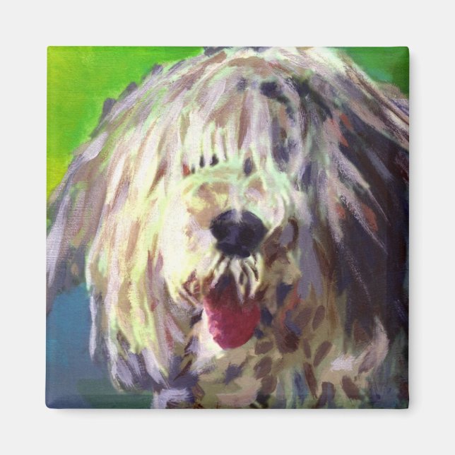 Old English Sheep Dog Magnet (Vorne)