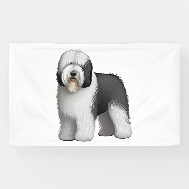 Old English Sheepdog 10 Banner (Horizontal)
