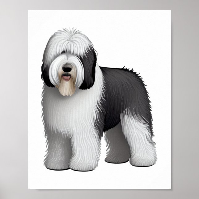 Old English Sheepdog 10 Poster (Vorne)