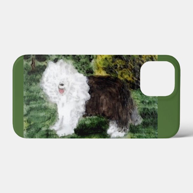 Old English Sheepdog Art Case-Mate iPhone Hülle (Rückseite (Horizontal))