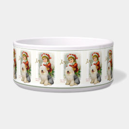 Old English Sheepdog Christmas Geschenke Napf