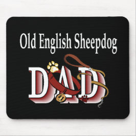 Old English Sheepdog DadGeschenke Mousepad
