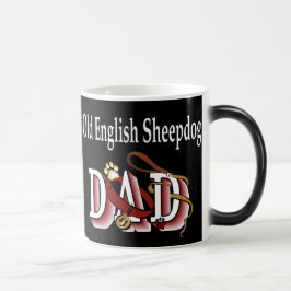 Old English Sheepdog DadGeschenke Verwandlungstasse