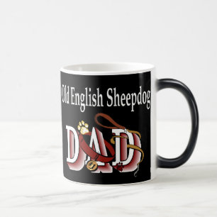 Old English Sheepdog DadGeschenke Verwandlungstasse