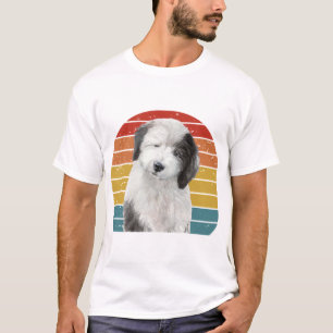 Old English Sheepdog Gaben für Vintagen Dulux Dog  T-Shirt