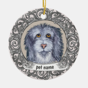 Old English Sheepdog Gedenk-Schmuck Keramik Ornament