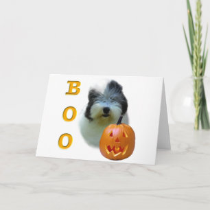 Old English Sheepdog Halloween Boo Karte