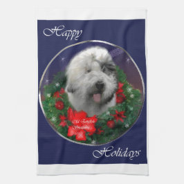 Old English Sheepdog Handtuch