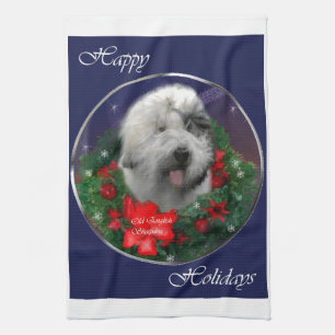 Old English Sheepdog Handtuch