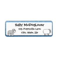 Old English Sheepdog Herding Sheep