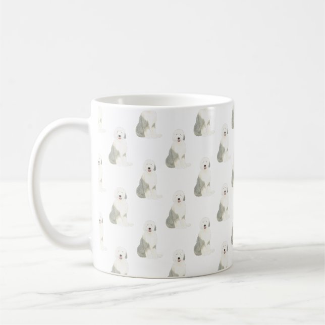 Old English Sheepdog Kaffeetasse (Links)