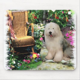 Old English Sheepdog Kunstgeschenke Mousepad