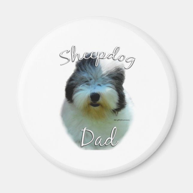 Old English Sheepdog Magnet (Vorne)