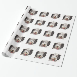 Old English Sheepdog Puppy Geschenkpapier