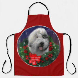 Old English Sheepdog Schürze