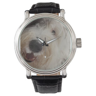 Old English Sheepdog Watch - Schneefass Armbanduhr