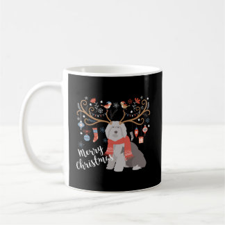 Old English Sheepdog Weihnachten Kaffeetasse