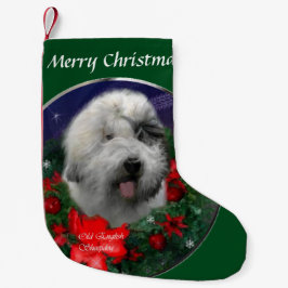 Old English Sheepdog Weihnachten Kleiner Weihnachtsstrumpf