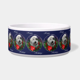 Old English Sheepdog Weihnachten Napf