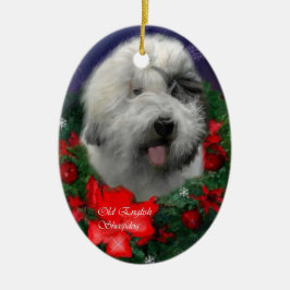 Old English Sheepdog Weihnachtsgeschenke Ornament