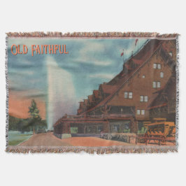 Old Faithful Throw Blanket Decke