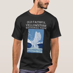 Old Faithty Geyser Yellowstone Nationalpark Wyom T-Shirt
