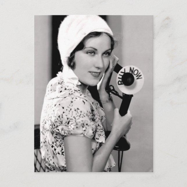 Old Fashion Postcard Postkarte (Vorderseite)