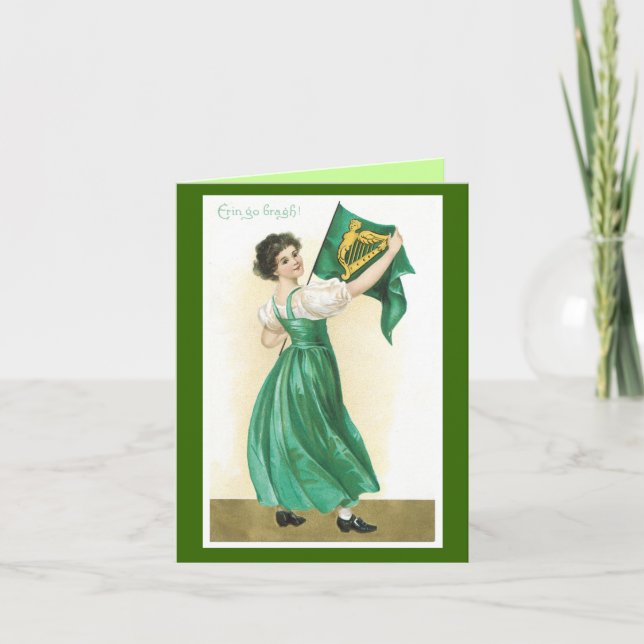 Old Fashion St. Patrick's Day Cards Karte (Vorderseite)