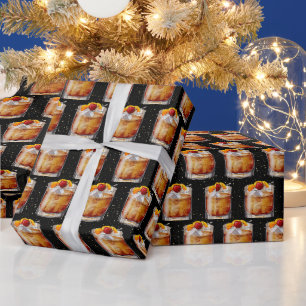 Old Fashioned Cocktail Geschenkpapier