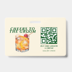 Old Fashioned Cocktail Junggesellenabschied Ausweis