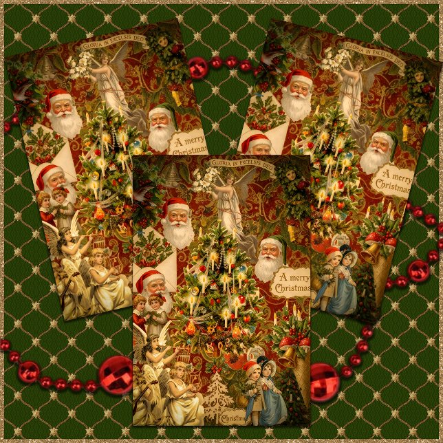 Old-Fashioned Holiday Merriment Geschenkpapier Set (Von Creator hochgeladen)