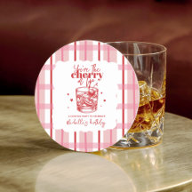 Old Fashioned Red Cherry auf dem Geburtstagsfeier-