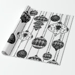 Old Fashioned Skull Wrapping Paper Print Geschenkpapier<br><div class="desc">Merry Gothmas,  I mean Christmas! What better way to wrap your gifts than with this uniquely original ornament wrapping paper.</div>