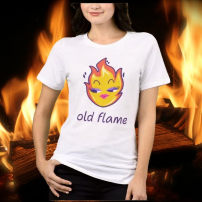 Old Flame Shirt - Funny Ironic Pub T-Shirt (Von Creator hochgeladen)