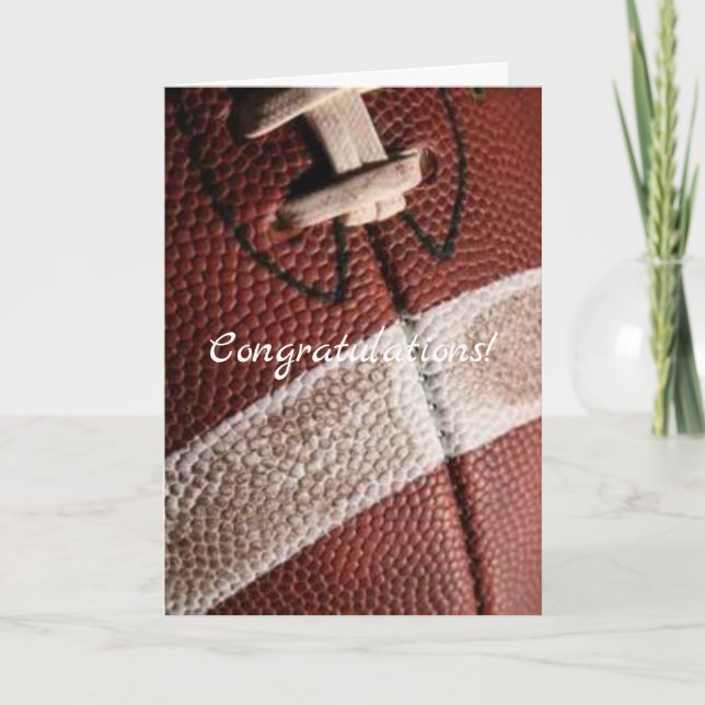 Old Football Glückwünsche Karte (Vorderseite)