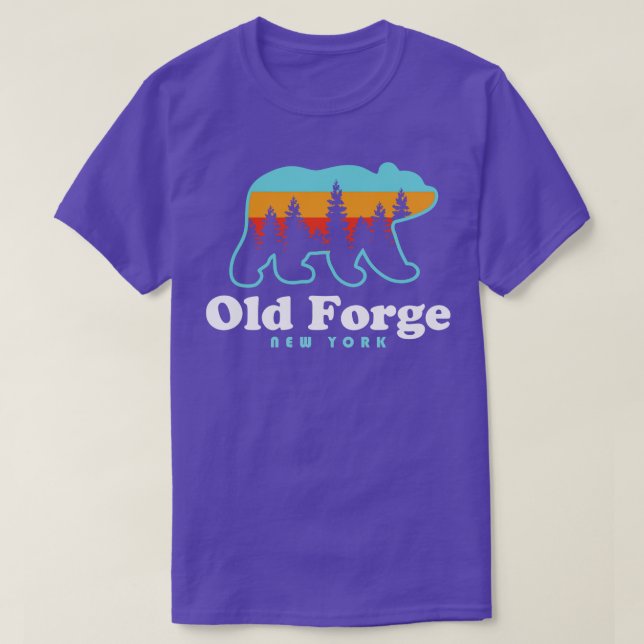 Old Forge NY Adirondacks Bär T-Shirt (Design vorne)