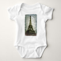 Old Foto Effect Eiffel Tower Paris