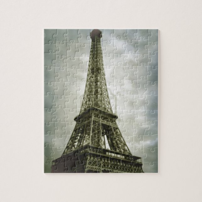 Old Foto Effect Eiffel Tower Paris Puzzle (Vertikal)