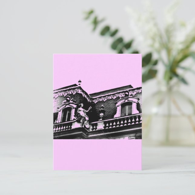 Old Foto Versailles Postkarte (Stehend Vorderseite)