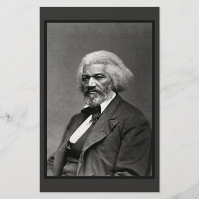 Old Fr3d3rick Bailey Douglas African American Hero Briefpapier (Vorderseite)