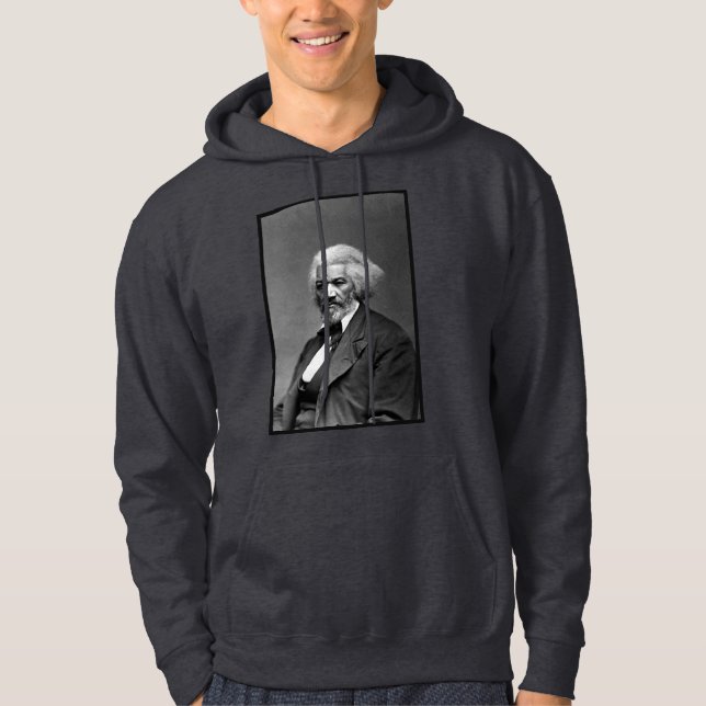 Old Fr3d3rick Bailey Douglas African American Hero Hoodie (Vorderseite)