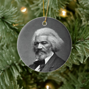 Old Fr3d3rick Bailey Douglas African American Hero Keramik Ornament