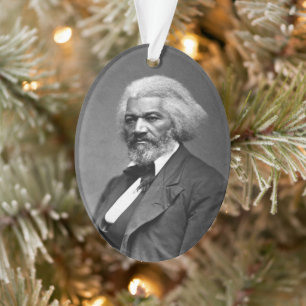 Old Fr3d3rick Bailey Douglas African American Hero Ornament