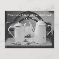 "Old Friend" Vintage Feinkostwaren Kaffee/Teebeute